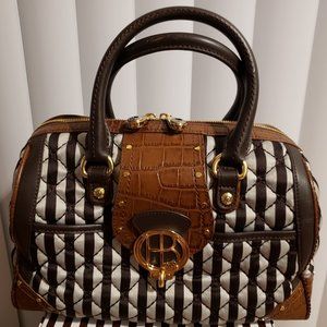 Henri Bendel Centennial Stripe quilted bag